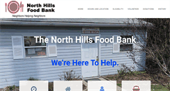 Desktop Screenshot of northhillsfoodbank.org